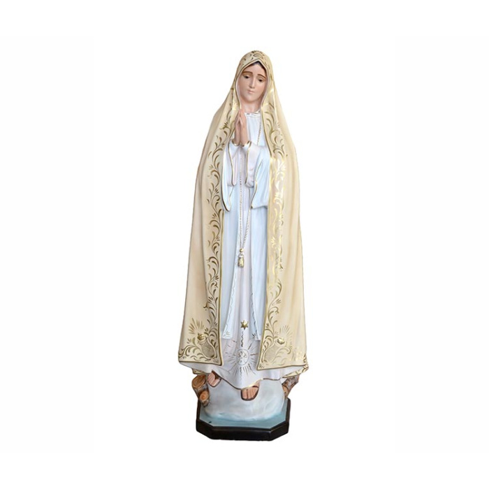 Statua Madonna di Fatima in vetroresina 120 cm Statua Madonna di Fatima in vetroresina 120 cm