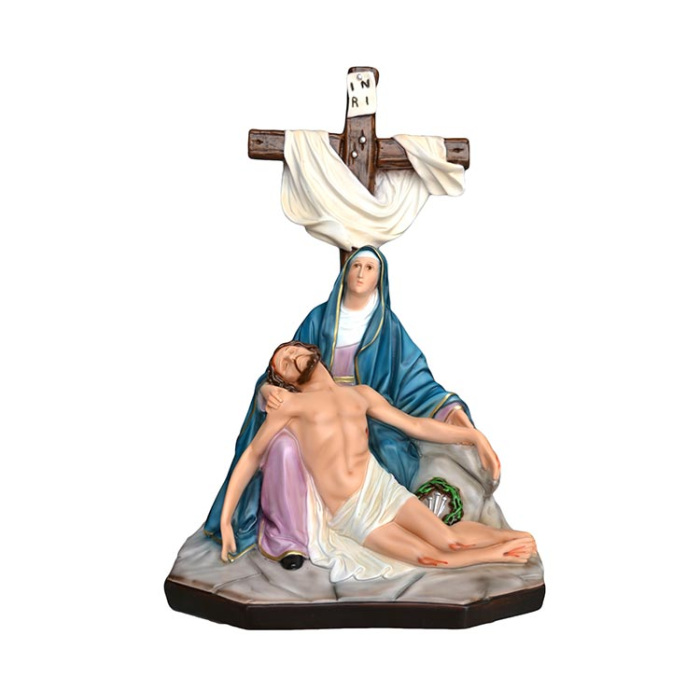 Statua della Pietà in resina 60 cm