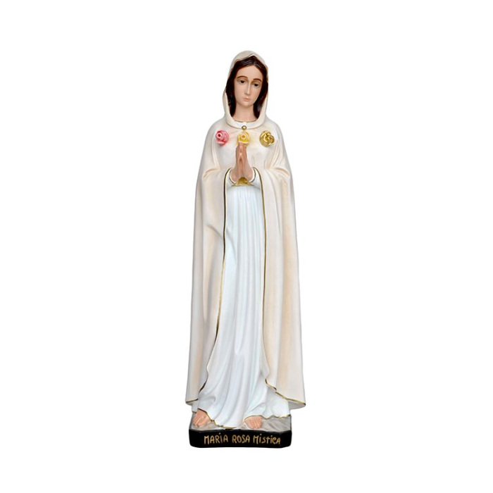 Statua Madonna Rosa Mistica in resina 95 cm