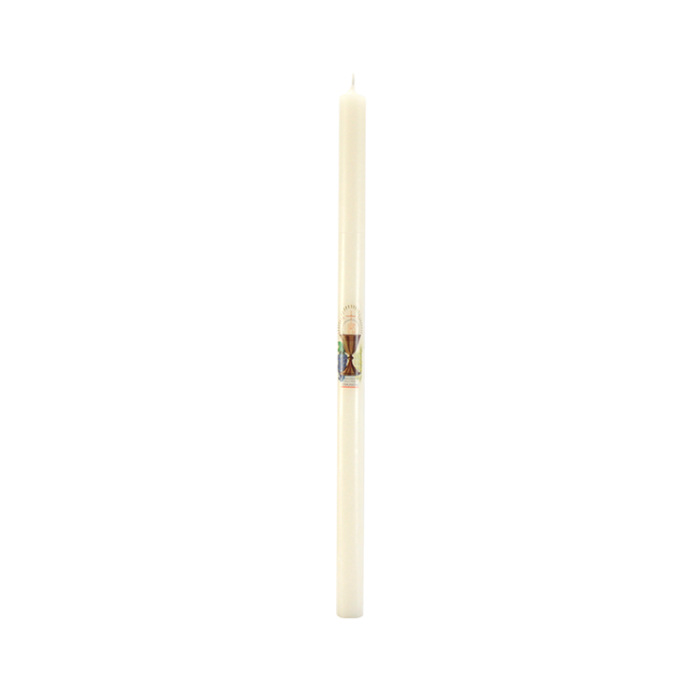 Vela de cera Primera Comunión 26 cm 40 g Vela de cera Primera Comunión 26 cm 40 g