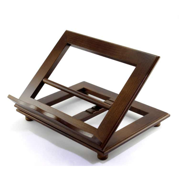 Leggio da tavolo in legno mogano 32x26 cm Leggio da tavolo in legno mogano 32x26 cm