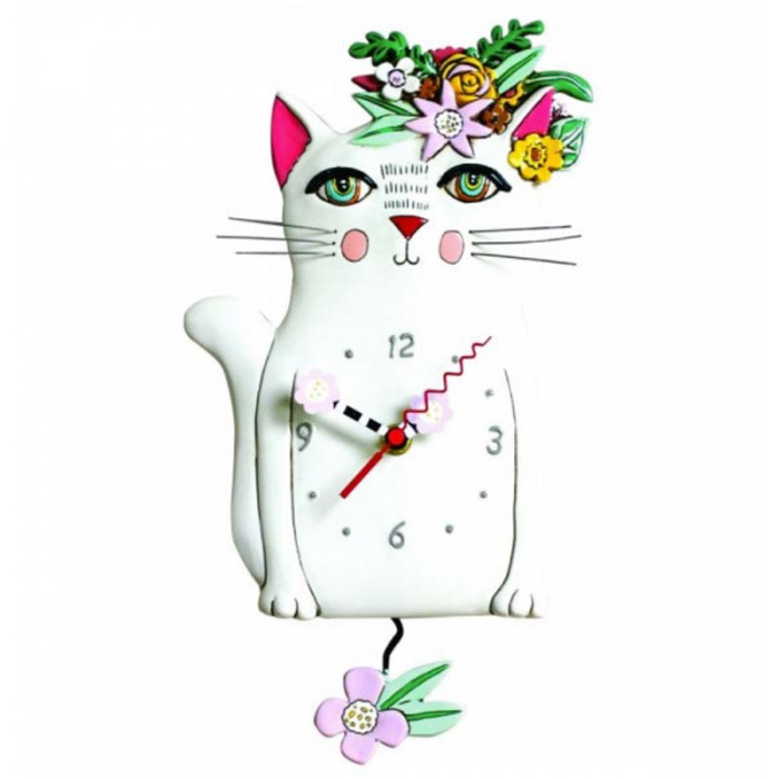 Orologio Gatto Pretty Kitty 18x27 cm Allen Designs