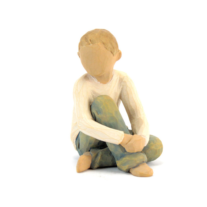 Estatuilla niño cariñoso 8 cm Willow Tree 26228