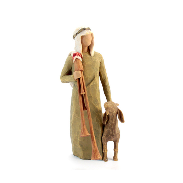 Statuetta Zampognaro 23 cm Willow Tree 27183 Statuetta Zampognaro 23 cm Willow Tree 27183