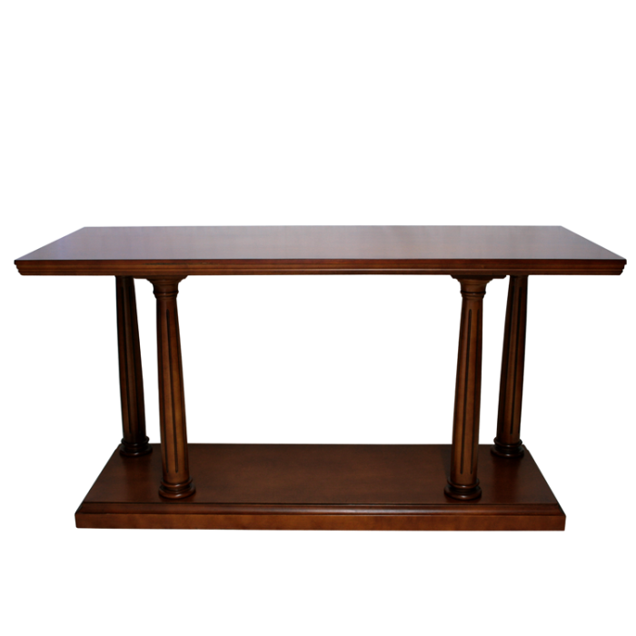 Altar 4 columnas de madera 180x80x92 cm Altar 4 columnas de madera 180x80x92 cm