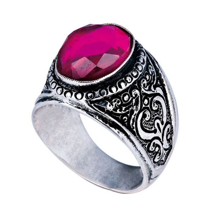 Anello Vescovile Ametista in Argento 800°°