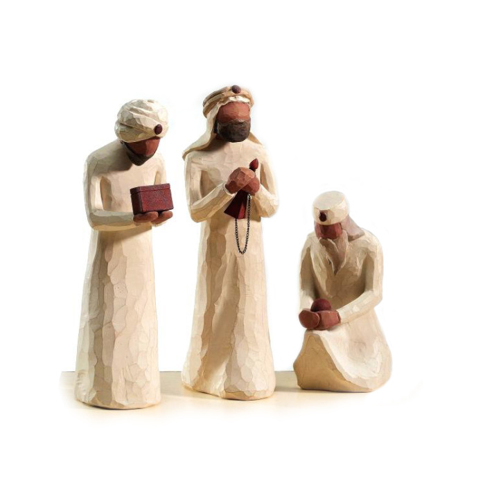 Trío Tres Magos 3 piezas 23 cm Willow Tree 26027