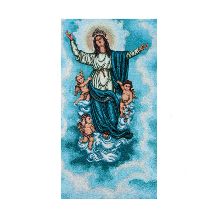 Paño de Atril Virgen Asunción de mezcla de algodón