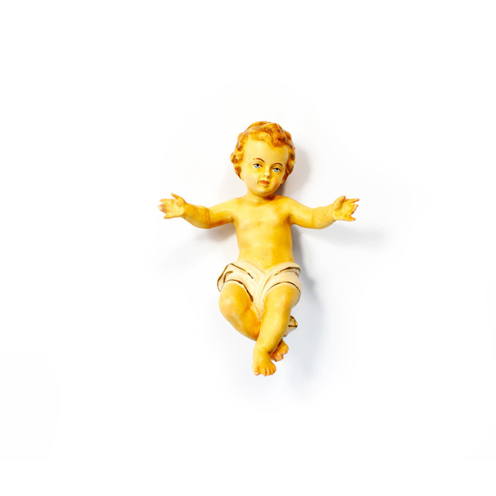 Wooden Baby Jesus with Small Cloth 12 cm Wooden Baby Jesus with Small Cloth 12 cm