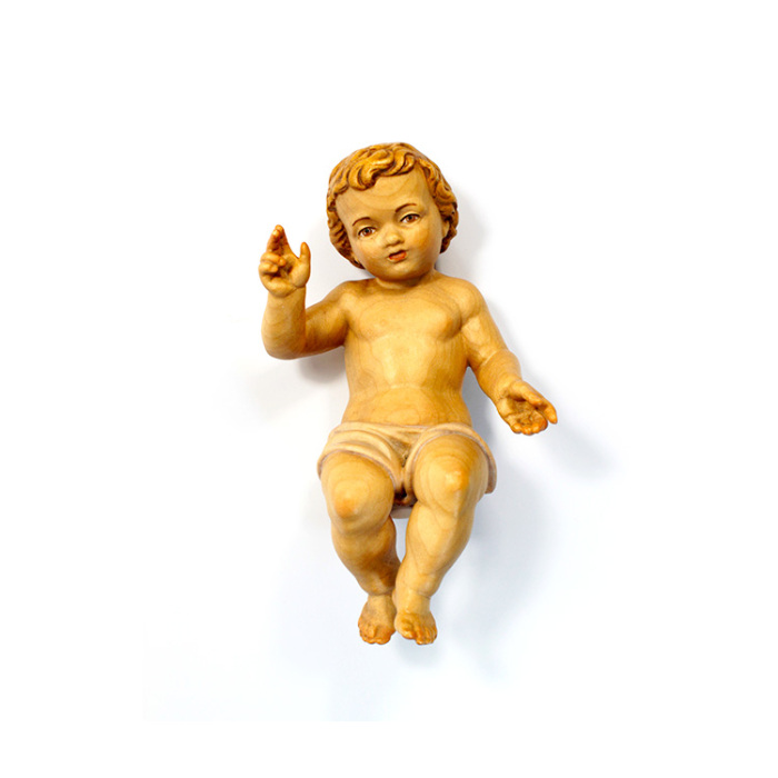 Niño Jesús Bendiciente en madera 17 cm Niño Jesús Bendiciente en madera 17 cm