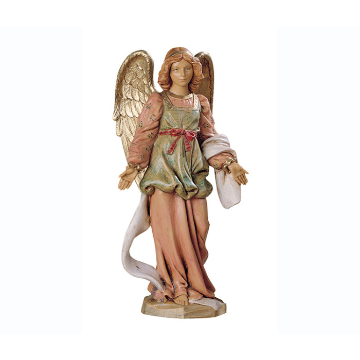 Ángel de pie resina 19 cm Belén Fontanini