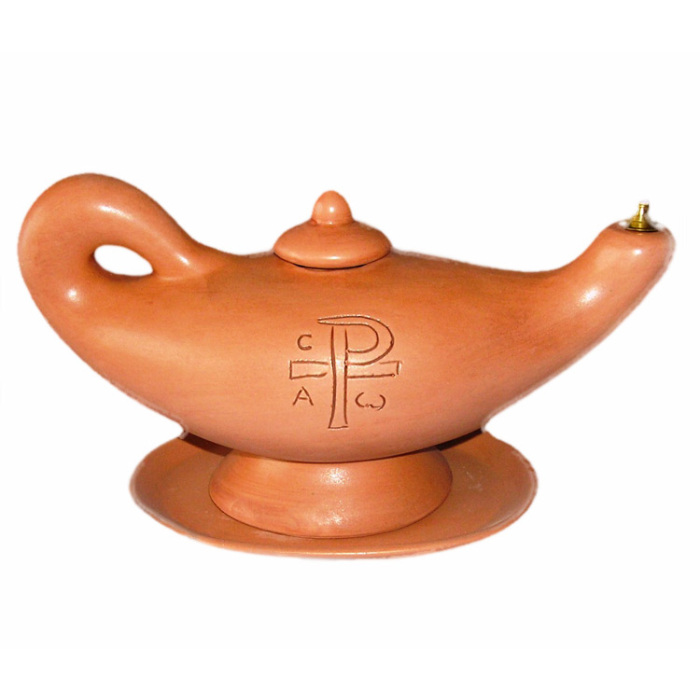 Lámpara terracota Aladino 26x14 cm Lámpara terracota Aladino 26x14 cm