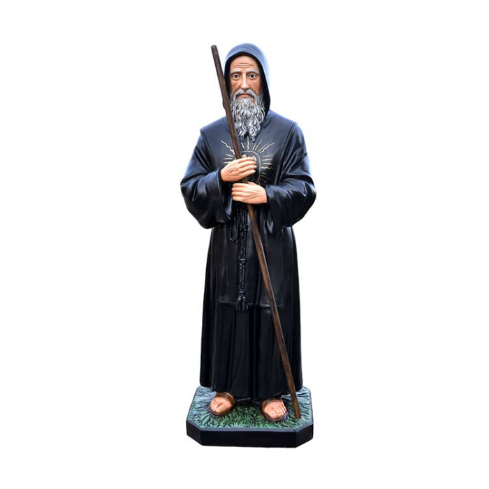 Estatua San Francisco de Paula de resina 110 cm