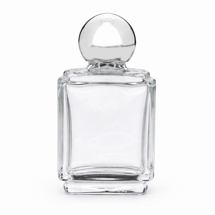 Holy Oil or Holy Water Glass Bottle with Silver-Coloured Cap 3.2x5.7 cm