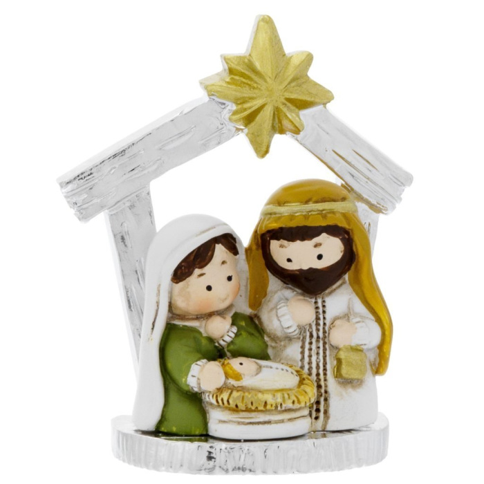 Mini Nativity scene resin Hut 6 cm Mini Nativity scene resin Hut 6 cm
