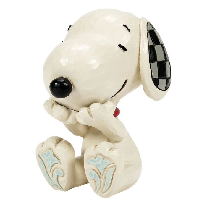 Mini statuetta Snoopy che ride 7 cm Peanuts by Jim Shore 6016276 Mini statuetta Snoopy che ride 7 cm Peanuts by Jim Shore 6016276