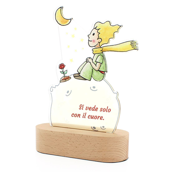 Lampada Led luce notturna con Piccolo Principe 20 cm