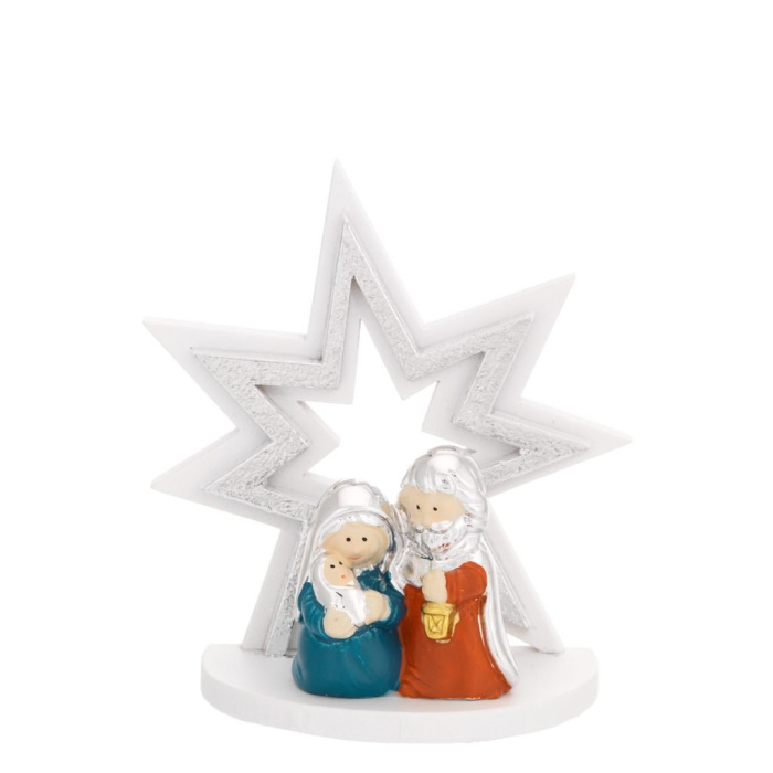 Star Tree with Resin Nativity 8,5 cm Star Tree with Resin Nativity 8,5 cm