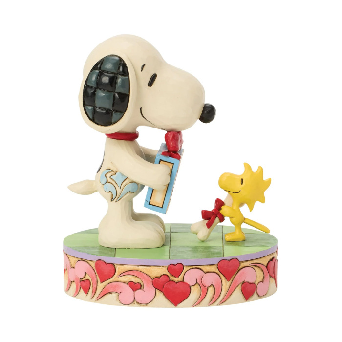 Snoopy y Woodstock con regalos 13,5 cm Peanuts por Jim Shore 6017864