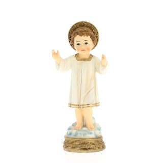 Baby Jesus Standing Statue Colored Resin 12.5 cm
