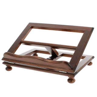 Dark Walnut Wooden Tabletop Lectern 35 x 28 cm