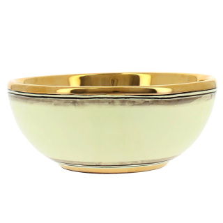 Decorated ceramic pyx 14 cm