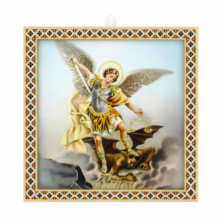 Piastrella San Michele Arcangelo Scatola Regalo 20x20 cm