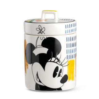 Tarro Minnie Mouse Enjoy color amarillo 9x13,3 cm Egan