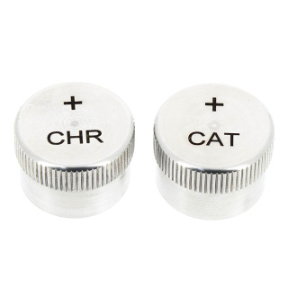 Satin Stainless Steel Holy Oil Jars Holy Chrism and Catechumens