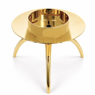 Candeliere da Altare Moderno con Base a Tre Piedi 12 cm