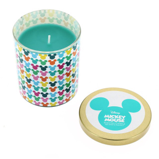 Vela de vidrio Minnie con fragancia de mar y coco