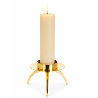 Candeliere da Altare Moderno con Base a Tre Piedi 12 cm