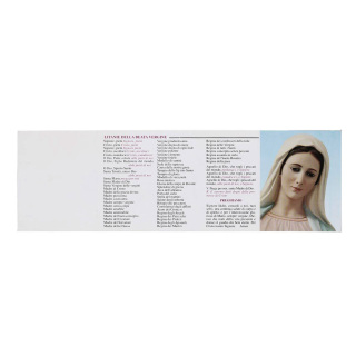 Santo Rosario plegable de cartón Medjugorje paquete de 100 unidades