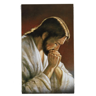 Imagen Cristo orando 7x12 cm 100 uds