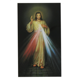 Imagen de Jesús Misericordioso 7x12 cm 100 uds