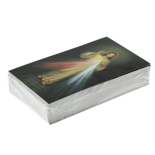 Imagen de Jesús Misericordioso 7x12 cm 100 uds