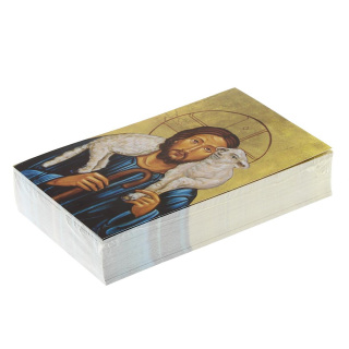 Imagen de Jesús Buen Pastor 7x12 cm 100 uds