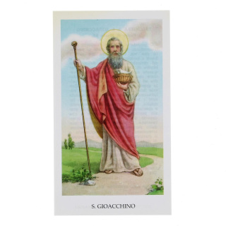 Imagen San Joaquín con oración 6x11 cm 100 uds