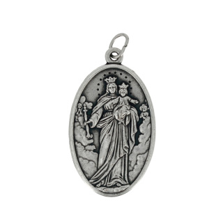 Saint John Bosco and Mary Help of Christians medal 2,5x4 cm