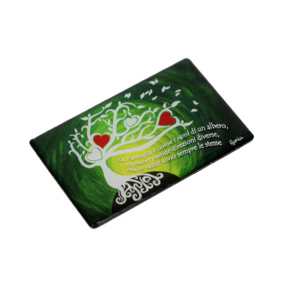 Magnet Painted words Tree 8x5 cm