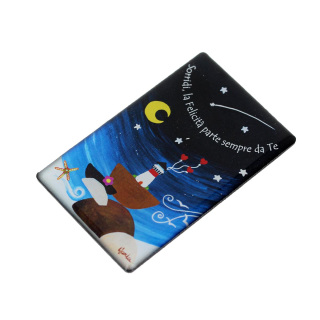 Magnet Painted Words Lighthouse 5x8 cm