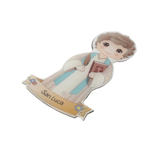 Shaped magnet Saint Luke 4,5x8 cm