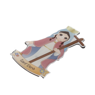 Shaped resin magnet Saint Helena 5x8 cm