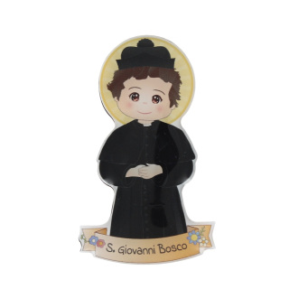 Imán moldeado San Juan Bosco 4,5x8 cm