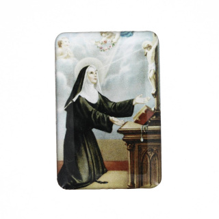 Vitrified Magnet Saint Rita of Cascia 4x6 cm
