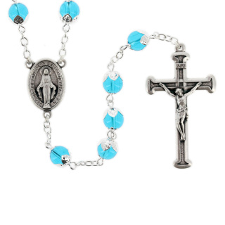 Colored crystal rosary with cotter pin Bead 8 mm Cipolletti
