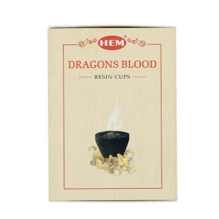 Charcoal and resin glasses Dragon's blood HEM