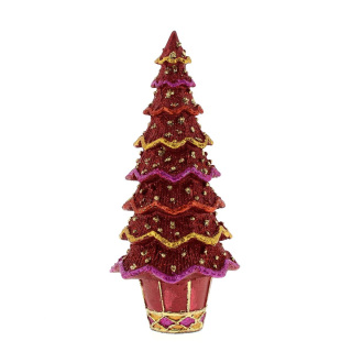 Árbol de Navidad con perlas 18 cm Colección Scintille di Fabrille