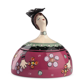 Portagioie fucsia Le Pupazze 18x18 cm Egan
