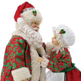 Papá Noel casi listo 30 cm Dept. 56 6010206